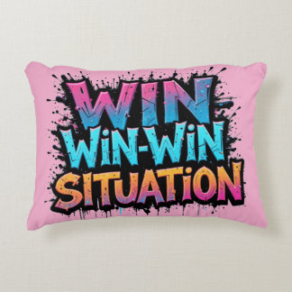 WIN-WIN Situation Accent Pillow