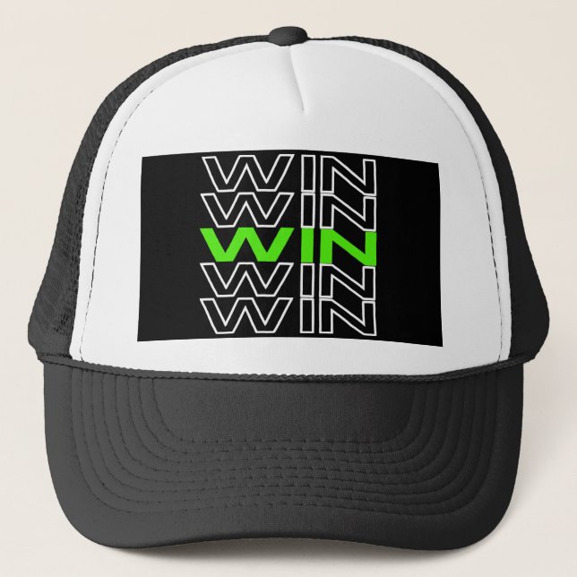 WIN WIN TRUCKER HAT (Front)