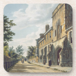 Winchester College Entrance with the Warden's Hous Coaster