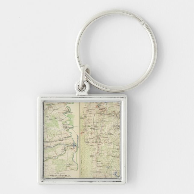 Winchester, Fisher's Hill, Cedar Creek Keychain (Front)
