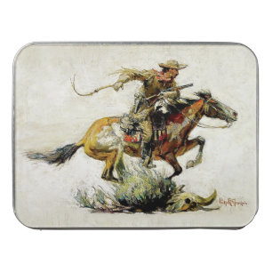 “Winchester Horse and Rider” by Philip R Goodwin Jigsaw Puzzle