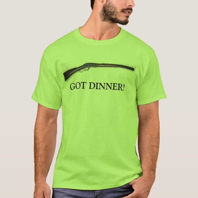 Winchester rifle with slogan T-Shirt (Front)