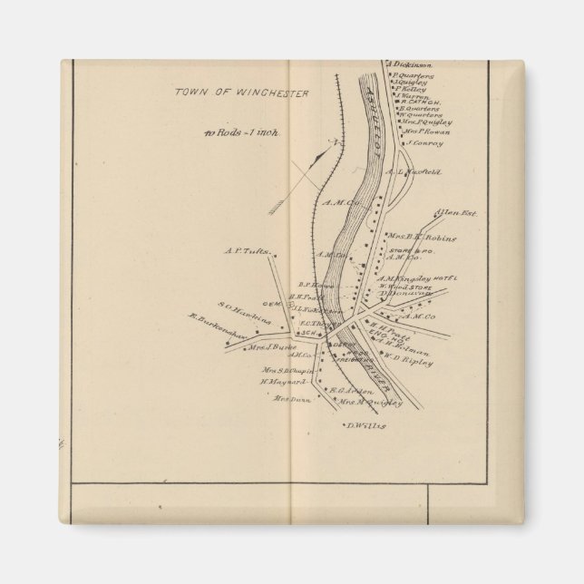 Winchester, Winchester PO Magnet (Front)