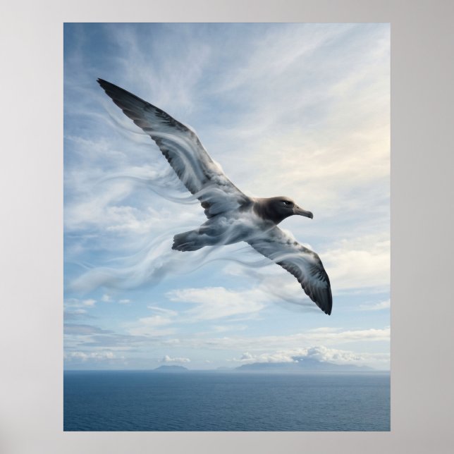 Wind Albatross Endless Ocean Poster (Front)