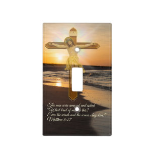 Wind And Waves Obey Him Light Switch Cover