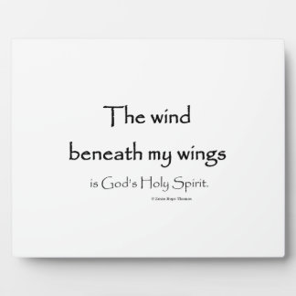 wind beneath my wings plaque