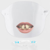 Wind Between My Teeth Face Shield (Front w/Glasses)