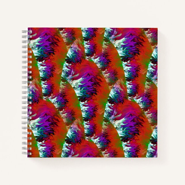 Wind blown trees..... notebook (Front)