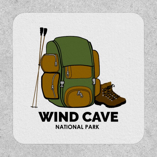 Wind Cave National Park Backpack Patch (Front)