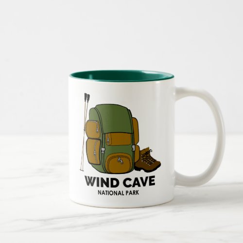 Wind Cave National Park Backpack Two_Tone Coffee Mug