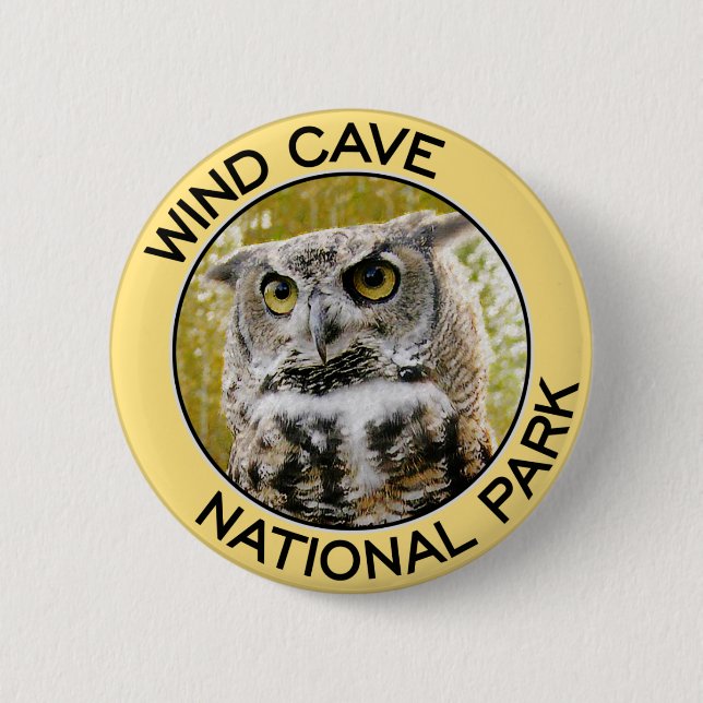 Wind Cave National Park Button (Front)