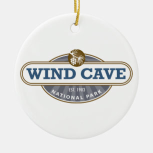 Wind Cave National Park Ceramic Ornament