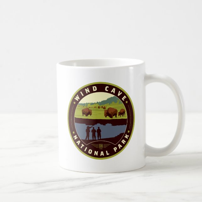 Wind Cave National Park Coffee Mug (Right)