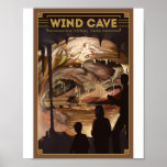 Wind Cave National Park Litho Artwork Poster