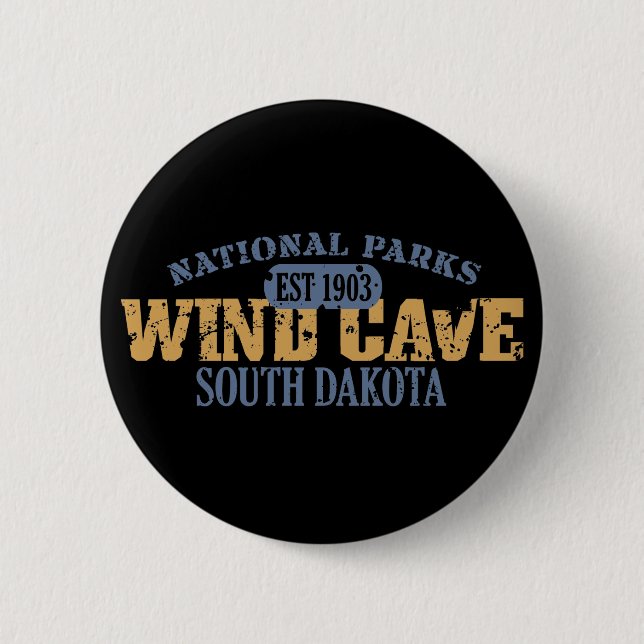 Wind Cave National Park Pinback Button (Front)