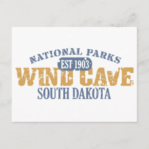 Wind Cave National Park Postcard