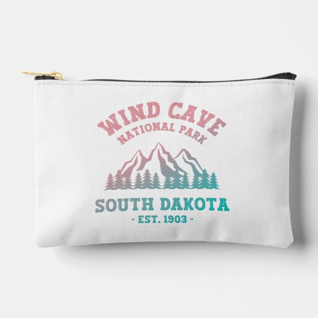 Wind Cave National Park South Dakota Accessory Pouch (Front)