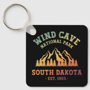Wind Cave National Park South Dakota  Keychain