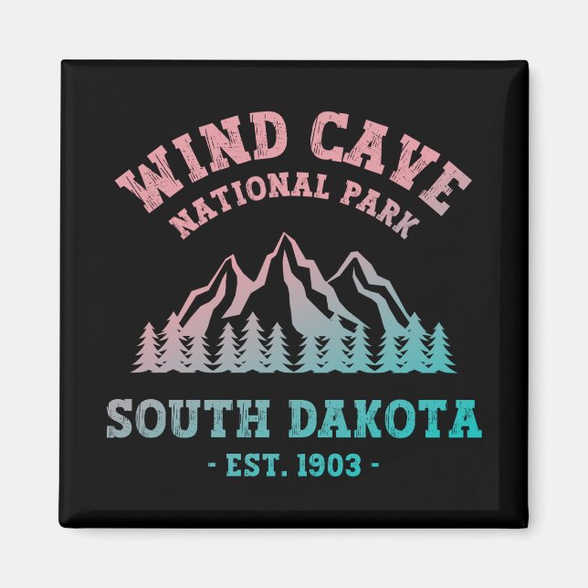 Wind Cave National Park South Dakota Magnet (Front)