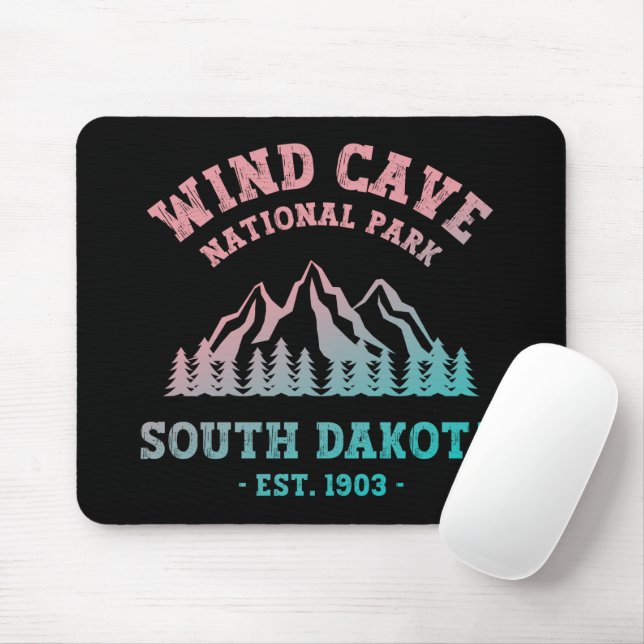 Wind Cave National Park South Dakota Mouse Pad (With Mouse)