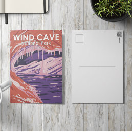Wind Cave National Park South Dakota Vintage Postcard