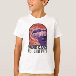 Wind Cave National Park South Dakota Vintage  T-Shirt