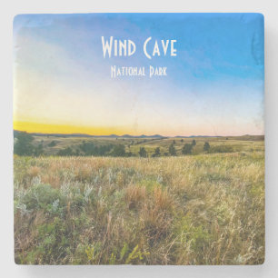 Wind Cave National Park Stone Coaster
