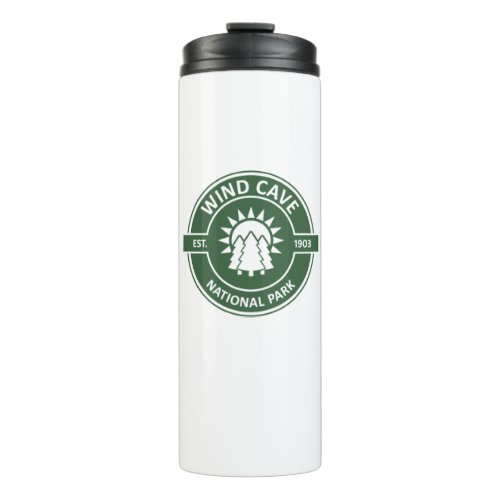 Wind Cave National Park Sun Trees Thermal Tumbler