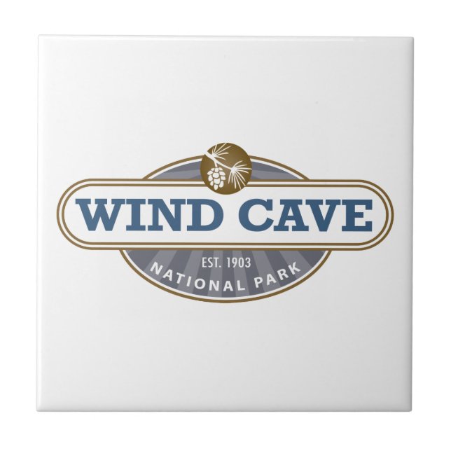 Wind Cave National Park Tile (Front)