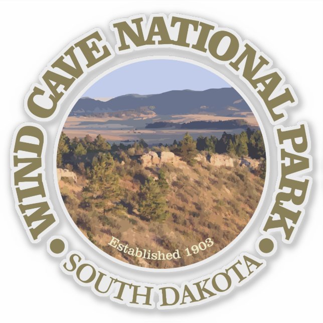 Wind Cave NP Sticker (Front)