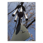 Wind chimes and Magnolia Branches Blank Card (Front)