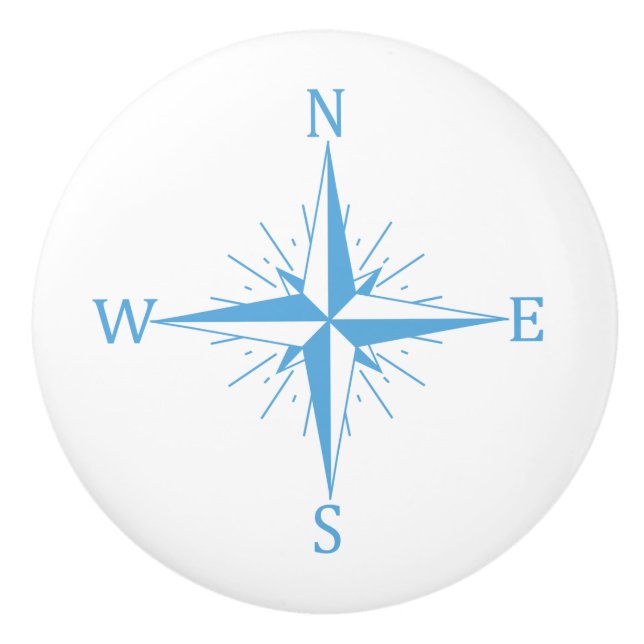 Wind compass ceramic knob (Front)