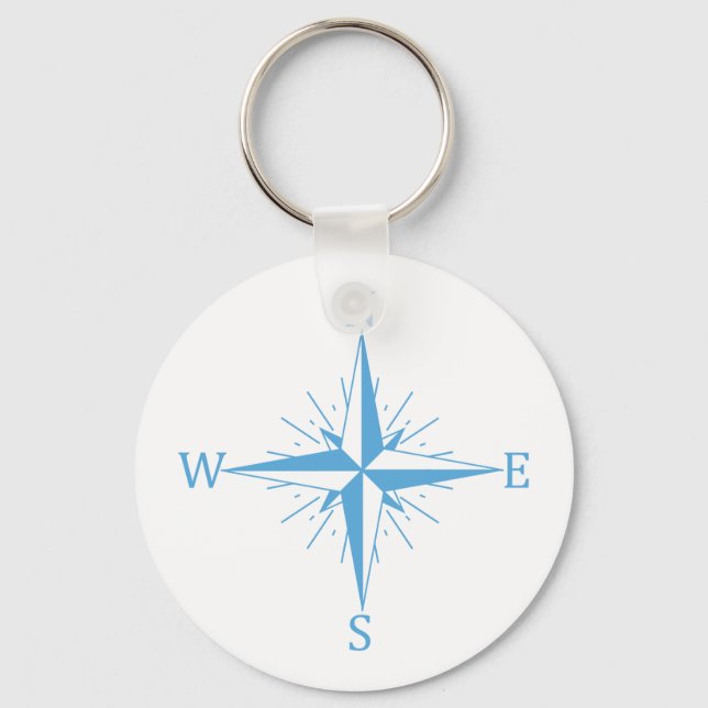 Wind compass keychain (Front)
