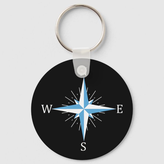 Wind compass keychain (Front)