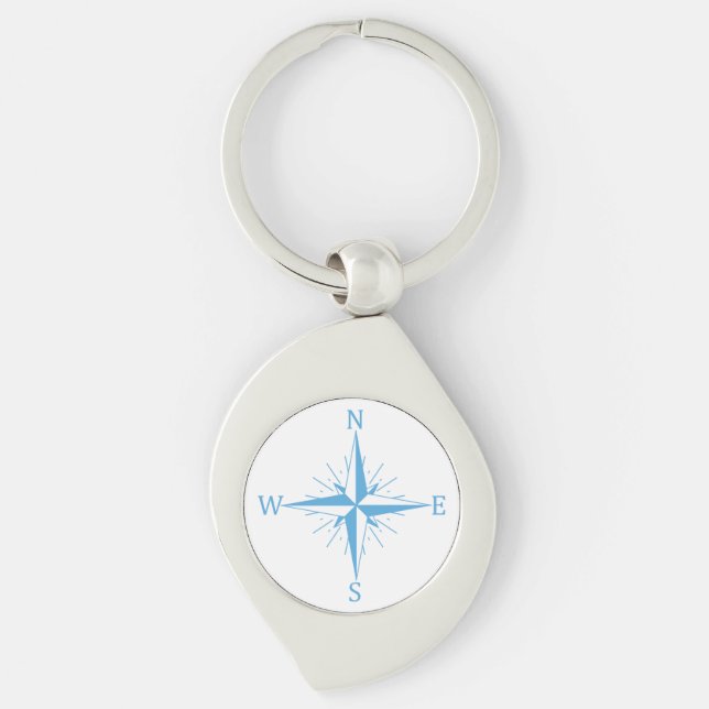 Wind compass keychain (Front)