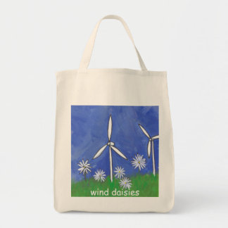 Wind Daisies Tote Bag