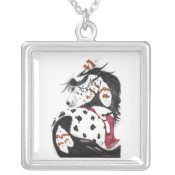 Wind Dancer Silver Plated Necklace by glorykmurphy at Zazzle