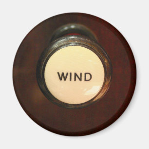 Wind drawstop magnet