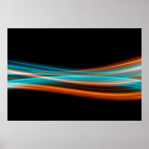 Wind Energy Abstract with Clean Power Poster