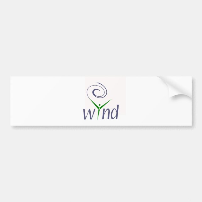 Wind Energy Bumper Sticker (Front)