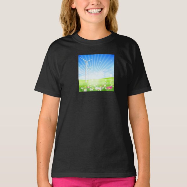 Wind Farm Girls T-Shirt (Front)