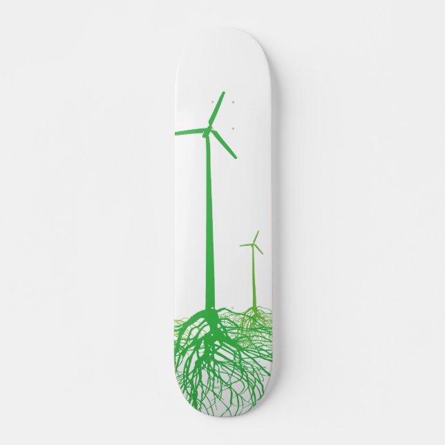 Wind Farm Skateboard Deck (Front)