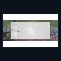 Wind in the Pines Gift Tag Stickers