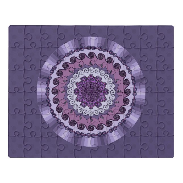 Wind Mandala Acrylic Puzzle (Puzzle Horizontal)
