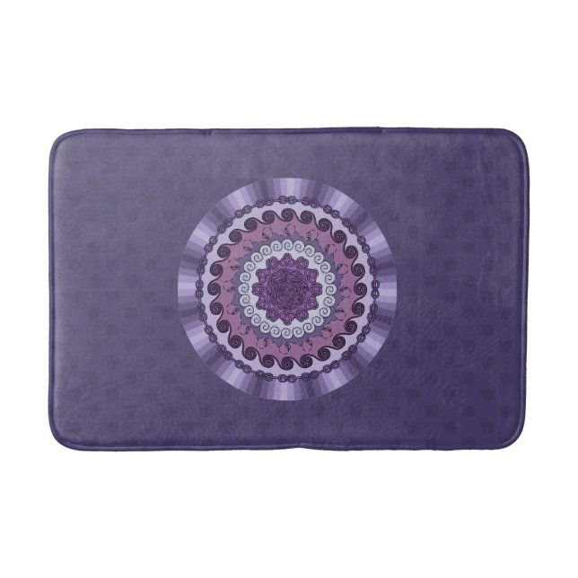 Wind Mandala Bath Mat (Front)