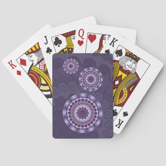 Wind Mandala Classic Playing Cards (Back)