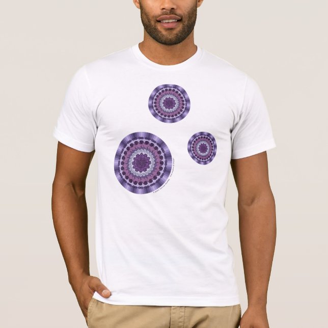 Wind Mandala Men's Light Shirt (Front)
