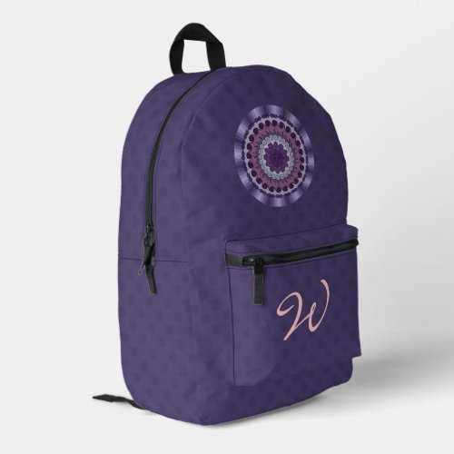 Wind Mandala Printed Backpack