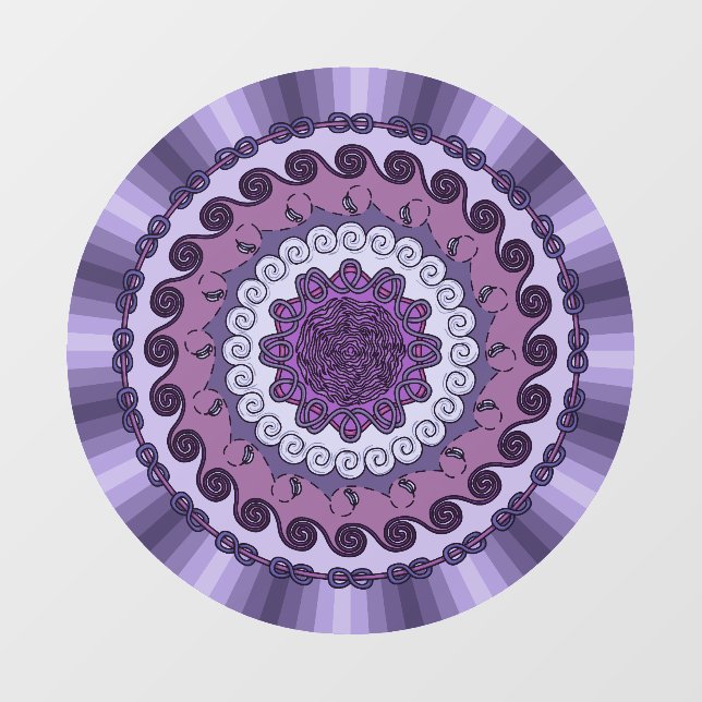 Wind Mandala Wall Decal (Front)