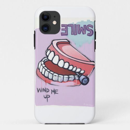Wind me up chatter teeth toy iPhone 11 case